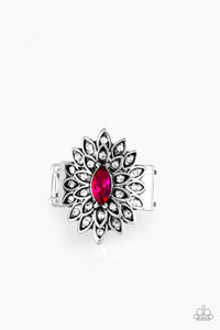 Paparazzi VINTAGE VAULT "Blooming Fireworks" Pink Ring Paparazzi Jewelry
