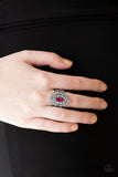 Paparazzi VINTAGE VAULT "Blooming Fireworks" Pink Ring Paparazzi Jewelry