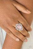 Paparazzi "Power Behind The Throne" Pink Ring Paparazzi Jewelry