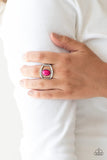Paparazzi VINTAGE VAULT "Radiating Riches" Pink Ring Paparazzi Jewelry