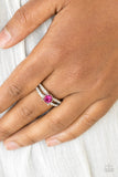 Paparazzi VINTAGE VAULT "Dream Sparkle" Pink Ring Paparazzi Jewelry