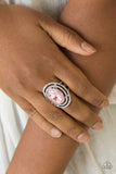 Paparazzi VINTAGE VAULT REPO "Making History" Pink Ring Paparazzi Jewelry