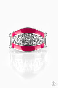 Paparazzi VINTAGE VAULT "Trending Treasure" Pink Ring Paparazzi Jewelry