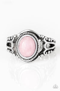 Paparazzi "Peacefully Peaceful" Pink Ring Paparazzi Jewelry