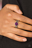 Paparazzi "TREK and Field" Purple Ring Paparazzi Jewelry