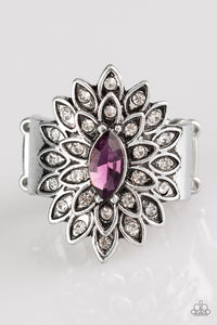 Paparazzi VINTAGE VAULT "Blooming Fireworks" Purple Ring Paparazzi Jewelry