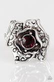 Paparazzi VINTAGE VAULT "Glowing Gardens" Purple Ring Paparazzi Jewelry