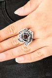 Paparazzi VINTAGE VAULT "Glowing Gardens" Purple Ring Paparazzi Jewelry