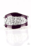 Paparazzi VINTAGE VAULT "Trending Treasure" Purple Ring Paparazzi Jewelry