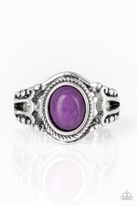 Paparazzi "Peacefully Peaceful" Purple Ring Paparazzi Jewelry