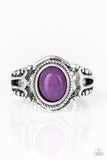 Paparazzi "Peacefully Peaceful" Purple Ring Paparazzi Jewelry