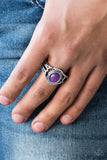 Paparazzi "Peacefully Peaceful" Purple Ring Paparazzi Jewelry