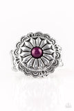 Paparazzi VINTAGE VAULT "Daringly Daisy" Purple Ring Paparazzi Jewelry