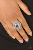 Paparazzi VINTAGE VAULT "Daringly Daisy" Purple Ring Paparazzi Jewelry