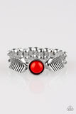 Paparazzi VINTAGE VAULT "Awesomely ARROW-Dynamic" Red Ring Paparazzi Jewelry