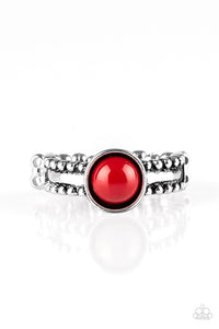 Paparazzi "TREK and Field" Red Ring Paparazzi Jewelry