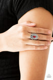 Paparazzi VINTAGE VAULT "Blooming Fireworks" Red Ring Paparazzi Jewelry