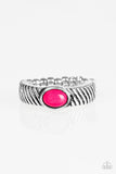 Paparazzi VINTAGE VAULT "Zebra Zen" Pink Ring Paparazzi Jewelry