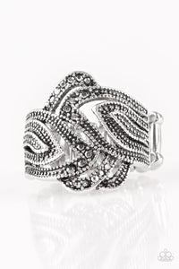 Paparazzi "Fire and Ice" Silver Ring Paparazzi Jewelry