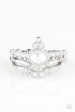 Paparazzi "Timeless Tiaras" White Ring Paparazzi Jewelry