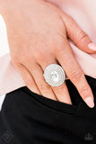 Paparazzi VINTAGE VAULT "Metro Millionaire" FASHION FIX White Ring Paparazzi Jewelry
