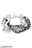Paparazzi "What Girls Are Made Of" Silver Bracelet Paparazzi Jewelry