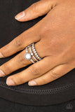 Paparazzi "Summer Retreat" White Ring Paparazzi Jewelry