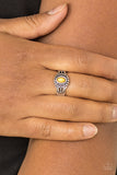Paparazzi VINTAGE VAULT "Right on Trek" Yellow Ring Paparazzi Jewelry
