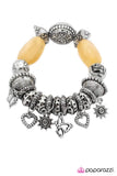 Paparazzi "Give It a Swirl" Yellow Bracelet Paparazzi Jewelry