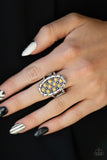 Paparazzi VINTAGE VAULT "Cactus Garden" Yellow Ring Paparazzi Jewelry