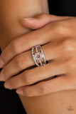 Paparazzi "Cost of Living" Pink Ring Paparazzi Jewelry