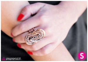 Paparazzi "In A Flash" Copper Ring Paparazzi Jewelry