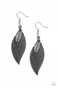 Paparazzi "Wind Wanderer" Silver Earrings Paparazzi Jewelry