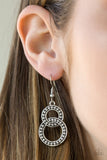 Paparazzi "Perfect ZEN" Silver Earrings Paparazzi Jewelry