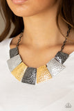 Paparazzi VINTAGE VAULT "Here Comes The Huntress" Multi Necklace & Earring Set Paparazzi Jewelry