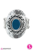 Paparazzi "Step Up to the Plate - Blue" ring Paparazzi Jewelry