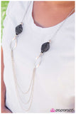 Paparazzi "My Head Is Spinning - Black " Necklace & Earring Set Paparazzi Jewelry