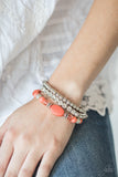 Paparazzi "Modestly Madonna" Orange Bracelet Paparazzi Jewelry