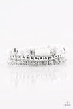 Paparazzi "Modestly Madonna" White Bracelet Paparazzi Jewelry