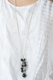 Paparazzi VINTAGE VAULT "Ballroom Belle" Black Necklace & Earring Set Paparazzi Jewelry