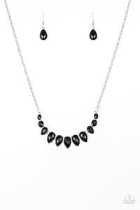 Paparazzi "Maui Majesty" Black Necklace & Earring Set Paparazzi Jewelry