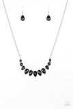 Paparazzi "Maui Majesty" Black Necklace & Earring Set Paparazzi Jewelry