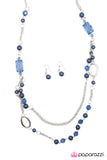 Paparazzi "The Toast of the Town" Blue Necklace & Earring Set Paparazzi Jewelry