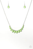 Paparazzi "Maui Majesty" Green Necklace & Earring Set Paparazzi Jewelry