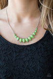 Paparazzi "Maui Majesty" Green Necklace & Earring Set Paparazzi Jewelry