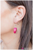 Paparazzi "Let Me Elaborate" Pink Necklace & Earring Set Paparazzi Jewelry