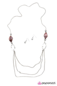 Paparazzi "My Head Is Spinning" Brown Necklace & Earring Set Paparazzi Jewelry