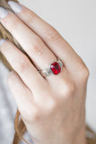 Paparazzi "Regal Relic" Red Ring Paparazzi Jewelry