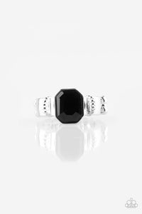 Paparazzi "Regal Relic" Black Ring Paparazzi Jewelry