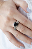 Paparazzi "Regal Relic" Black Ring Paparazzi Jewelry